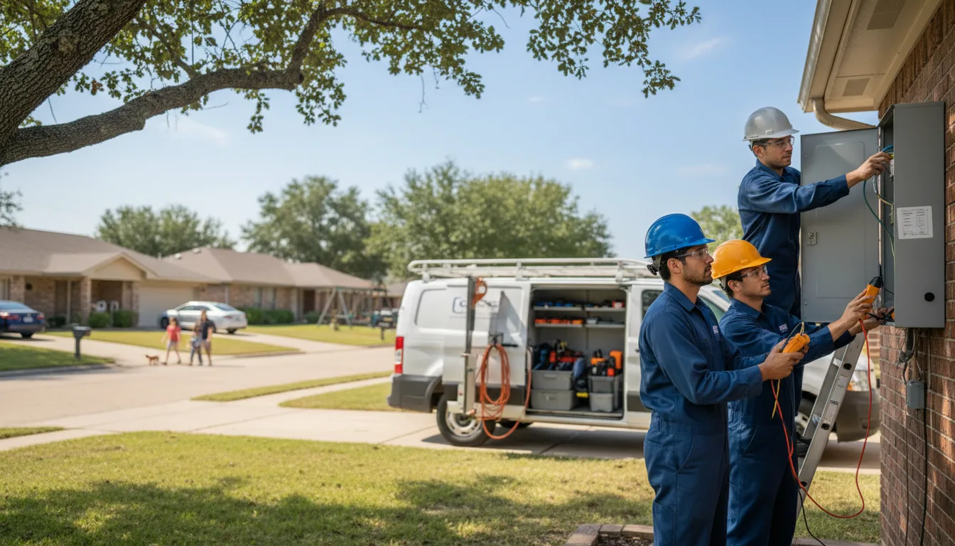 Certified electrician providing emergency electrical services in Milton, GA